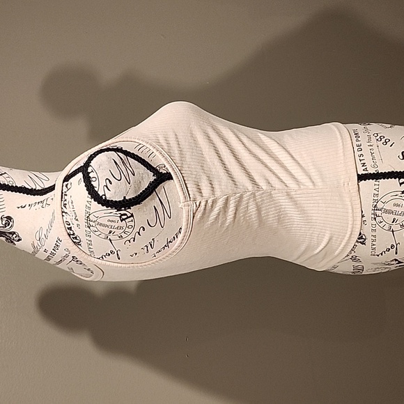 Cream Ribbed Tank Top - Picture 6 of 6